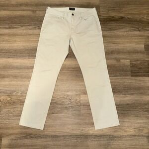 Alton Lane Men's Khaki Stretch Pants Slim Fit 36x30 Cotton